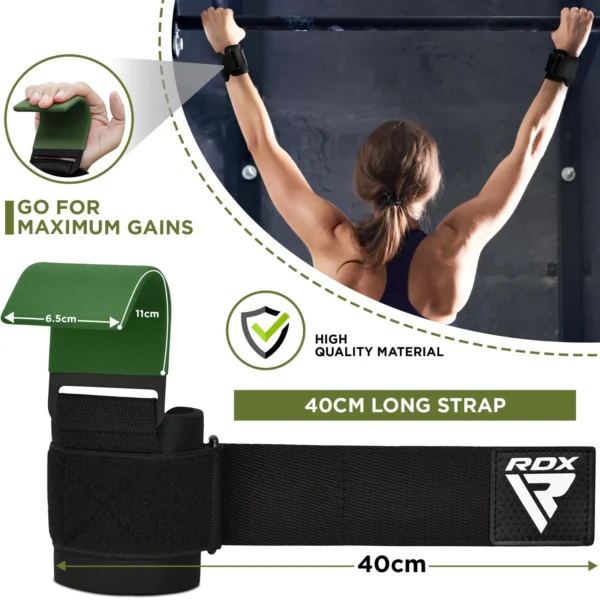 Weight Lifting Hooks by RDX - Image 3